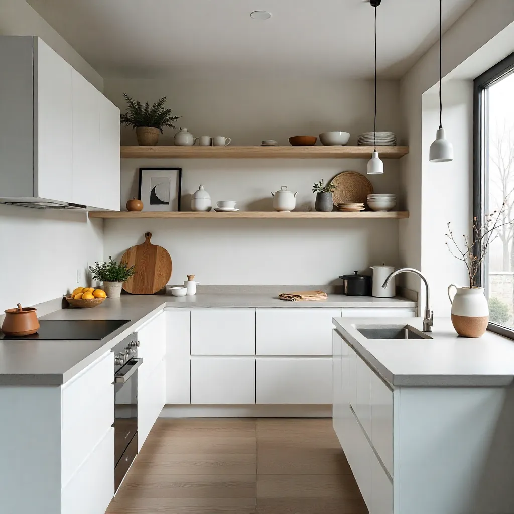 Pine wood in kitchen design